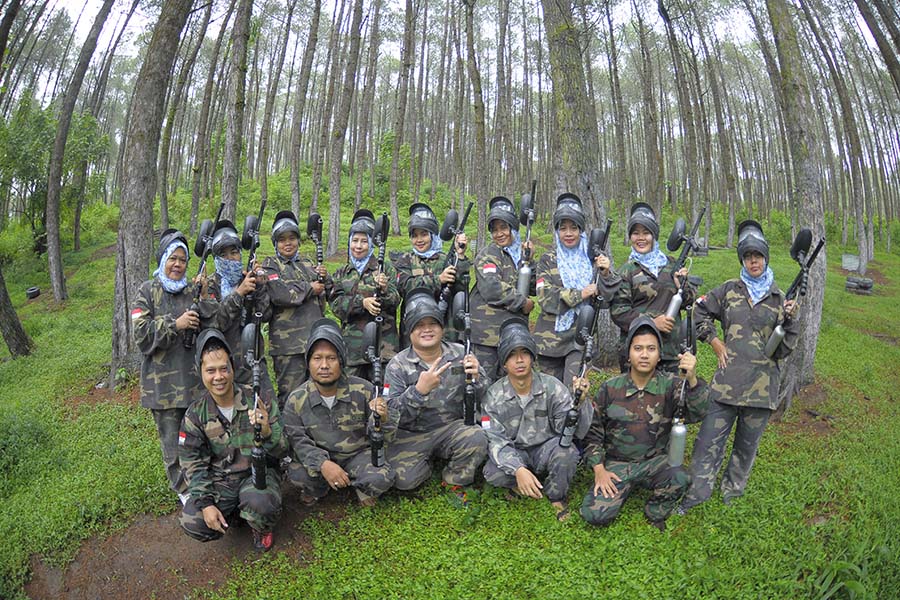 Gathering Outbound Puskesmas Karang Bahagia